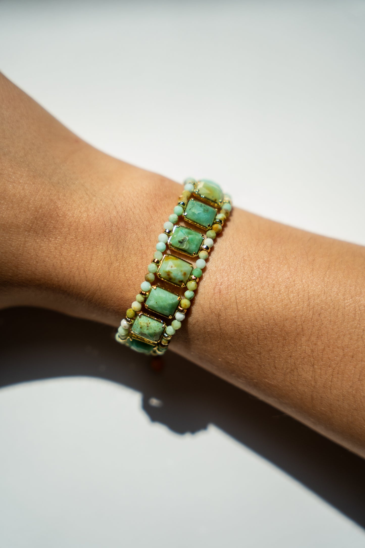 Bracelet "Odyssée" – Amazonite Turquoise