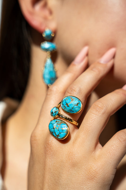 Bague "Trilogie Marine"
